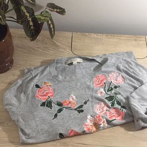 Embroidered loft summer sweater
